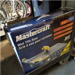 MASTERCRAFT WET TILE SAW