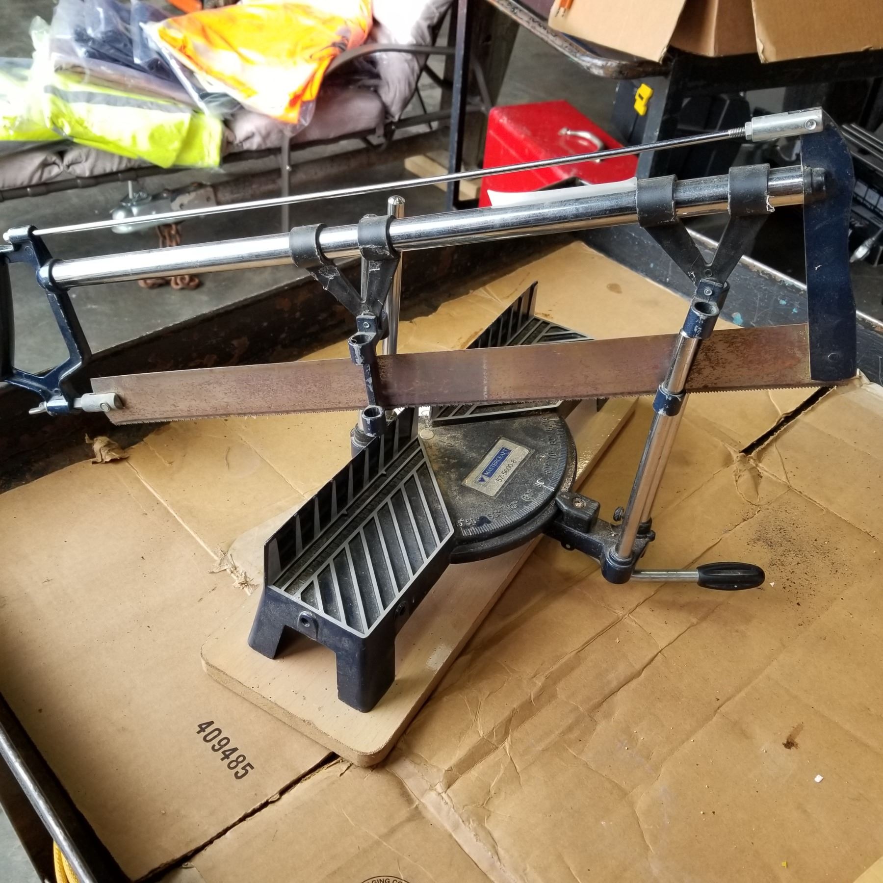 Precision mitre box and saw Clearance