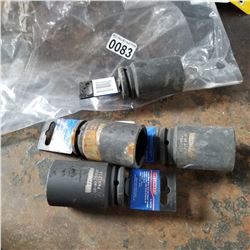 4 FRONT WHEEL DRIVE AXEL NUT IMPACT SOCKETS