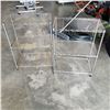Image 1 : 2 METAL WIRE 3 SHELF RACKS