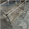 Image 3 : 2 METAL WIRE 3 SHELF RACKS