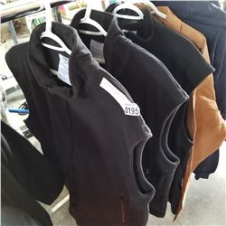 3 CONDOR SIZE LARGE FLEECE VESTS