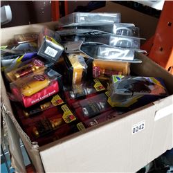 BOX OF NEW SHIFTER KNOBS AND PEDAL KITS