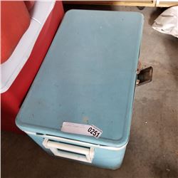 BLUE METAL COLEMAN COOLER
