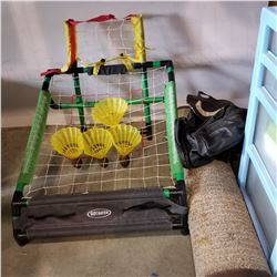 OUTDOOR CARPET, KIDS GAME, AND FISHING BAG