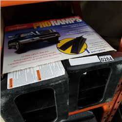 PAIR OF PLASTIC CAR RAMPS