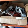 Image 1 : BOX SHOP SUPPLIES GRINDER, CLAMP, VICE, EXTENTION CORD
