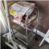 Image 1 : METAL ROLLING 3 TIER CART