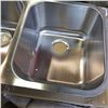 Image 3 : NEW STAINLESS UNDER MOUNT DOUBLE BOWL SINK 30 3/4 X 18 X 8 INCH
