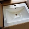 Image 2 : NEW NEPTUNE CERAMIC DROP IN RECTANGULAR SINK 28 3/4 X 17 3/4 X 7 1/4 INCH