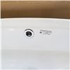Image 3 : NEW NEPTUNE CERAMIC COUNTERTOP OVAL SINK 21 5/8 X 15 X 6 INCH
