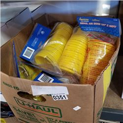 BOX OF NEW COIL AIR HOSES