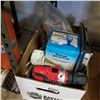 Image 1 : THERMOSTAT, CORDLESS DRILL, SCALE, AND ELECTRONICS