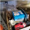 Image 2 : THERMOSTAT, CORDLESS DRILL, SCALE, AND ELECTRONICS