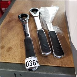 3 NEW WESTWARD RATCHETING WRENCHES