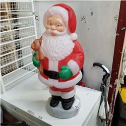 LIGHT UP SANTA GARDEN FIGURE