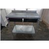 Image 1 : METAL SHOP TABLE W/ DRAWERS