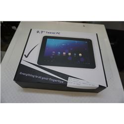 9.7" TABLET PC, ANDROID W/ 4GB MICRO SD CARDS
