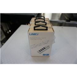 LOT OF 4 NEW LINK TYPE-C USB PORT HUBS - RETAIL $29EACH