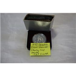 1993 SILVER CANADIAN STANLEY CUP DOLLAR .925 SILVER