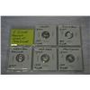 Image 1 : 5 SILVER ROUNDS 1 GRAM OF .999 SILVER