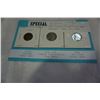 Image 2 : SPECIAL US COINS - 1916 1 CENT, BUFFALO 5 CENT COIN, AND EMERGENCY ISSUE 1943 STEEL 1 CENT THAT IS M