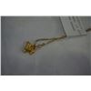 Image 3 : STAMPED 10K GOLD NECKLACE W/ HORSE PENDANT