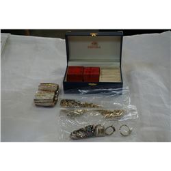 FESTINA BOX OF JEWELLERY AND RINGS