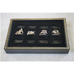4 STERLING RINGS