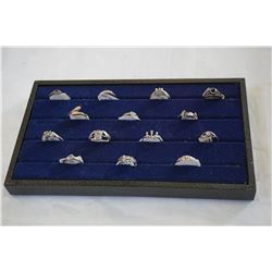 14 STERLING RINGS