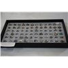 Image 1 : TRAY OF 72 STERLING SILVER RINGS - ALL STAMPED .925 SILVER
