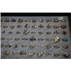 Image 3 : TRAY OF 72 STERLING SILVER RINGS - ALL STAMPED .925 SILVER