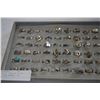 Image 2 : TRAY OF 72 STERLING SILVER RINGS - ALL STAMPED .925 SILVER