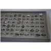 Image 3 : TRAY OF 72 STERLING SILVER RINGS - ALL STAMPED .925 SILVER