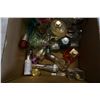 Image 2 : BOX OF VARIOUS PERFUME BOTTLES W/ CONTENTS
