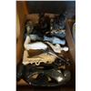 Image 4 : TRAY OF FIGURES, SOAP STONE, AND VASES
