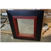 Image 2 : RED AND BLACK DECORATIVE MIRROR