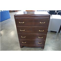 VINTAGE 4 DRAWER WATERFALL DRESSER