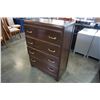 Image 4 : VINTAGE 4 DRAWER WATERFALL DRESSER