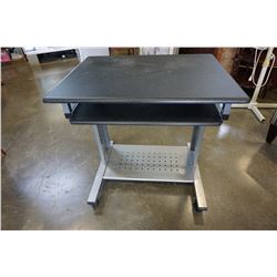 ROLLING BLACK METAL DESK