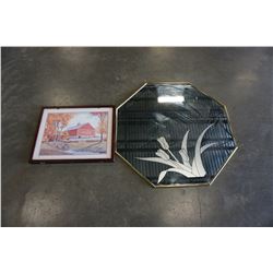 OCTAGON MIRROR AND COCA-COLA PICTURES