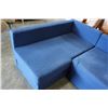 Image 2 : BLUE SECTIONAL W/ TRUNDLE BED