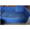 Image 3 : BLUE SECTIONAL W/ TRUNDLE BED