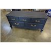 Image 1 : BLACK PAINTED FRENCH PROVINCIAL CEDAR TRUNK