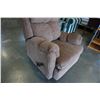 Image 2 : BROWN UPHOLSTERED RECLINER
