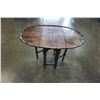 Image 4 : OVAL DROP SIDE END TABLE