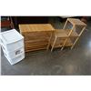 Image 1 : 3 DISPLAY SHELFS AND 3 DRAWER ORGANIZER