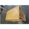 Image 2 : ROLLING DROP LEAF TABLE W/ 4 TV STANDS