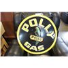 Image 1 : POLLY GAS REPRO TIN SIGN