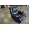 Image 2 : BLACK LEATHER RECLINER